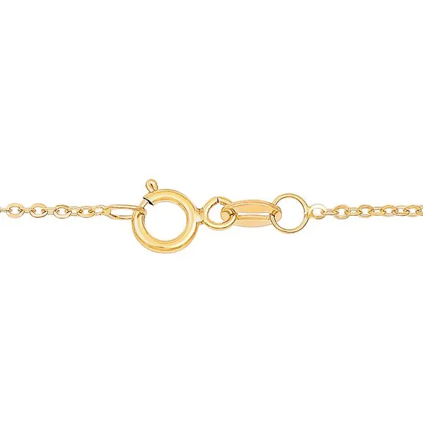 14kt YG 18\ mirror cable chain