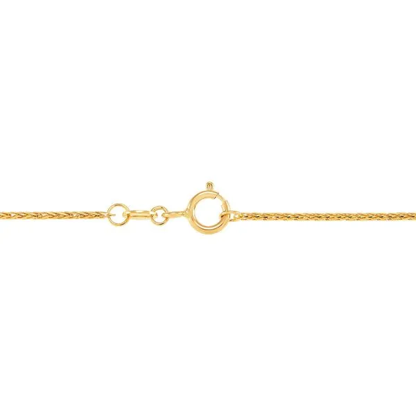 14kt YG 18\ wheat chain