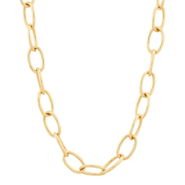 14kt Oval LInk Chain Necklace