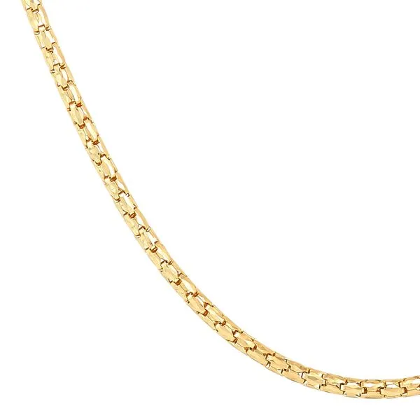 14kt YG 18\ Birdcage Chain