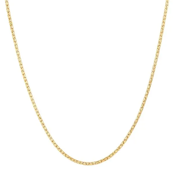14kt YG 18\ Birdcage Chain
