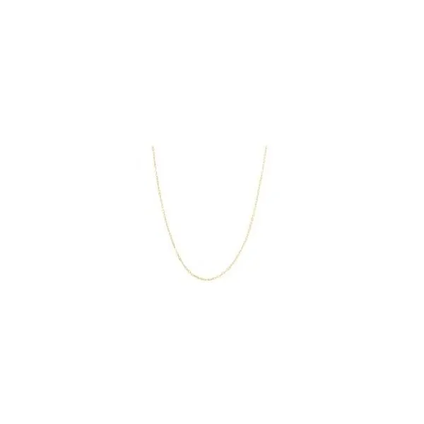 14kt YG 18\ flat rolo chain