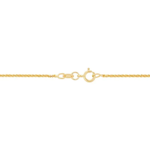 14kt YG 18\ Sparkle Chain