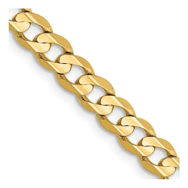 14kt YG Concave Curb Chain Carroll's Jewelers Doylestown, PA