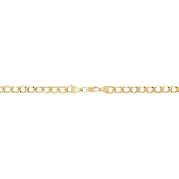 14kt YG Hollow Curb Chain Image 2 Carroll's Jewelers Doylestown, PA