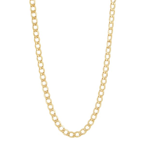 14kt YG Hollow Curb Chain Carroll's Jewelers Doylestown, PA