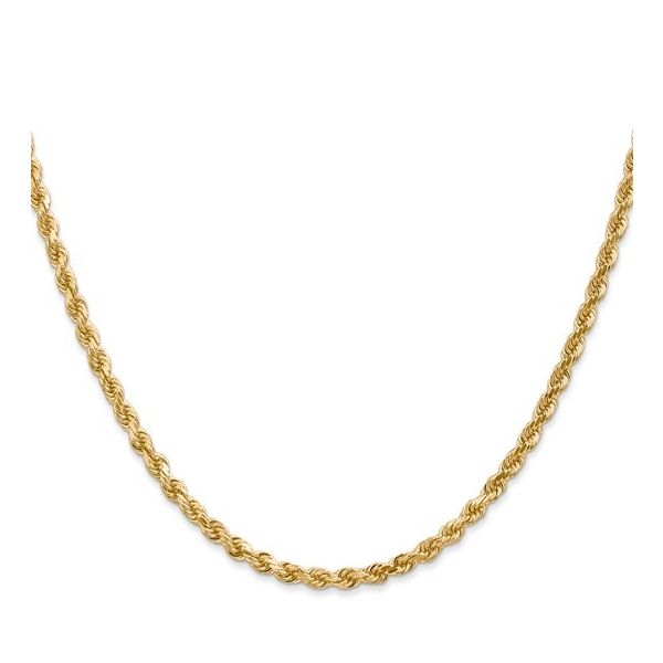 14kt YG Solid Rope Chain Carroll's Jewelers Doylestown, PA