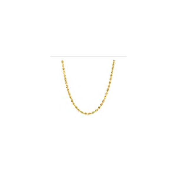 14kt YG Solid Rope chain Carroll's Jewelers Doylestown, PA