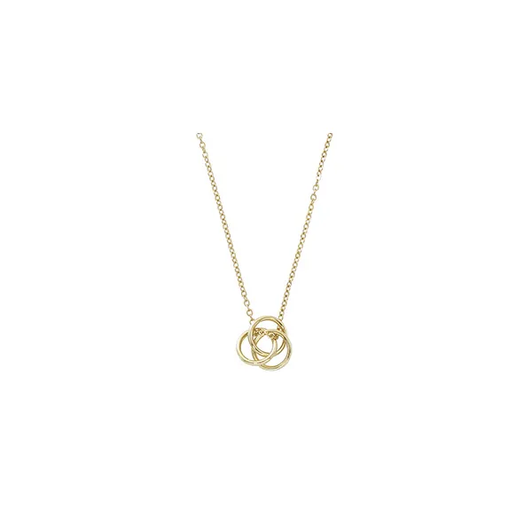 14kt YG Love Knot Pendant Carroll's Jewelers Doylestown, PA