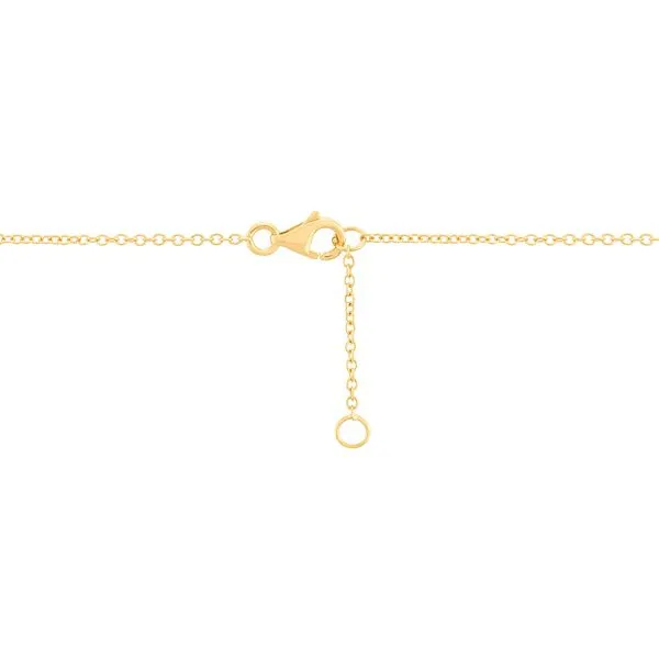 14kt YG Starburst Pendant w/Diamond thumb image 2