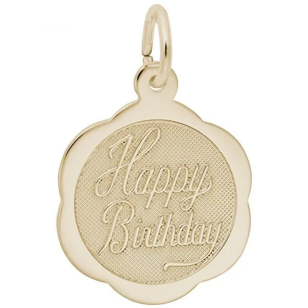 14kt YG Birthday Charm Carroll's Jewelers Doylestown, PA