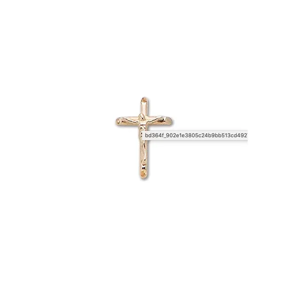 14kt YG Solid Crucifix Carroll's Jewelers Doylestown, PA