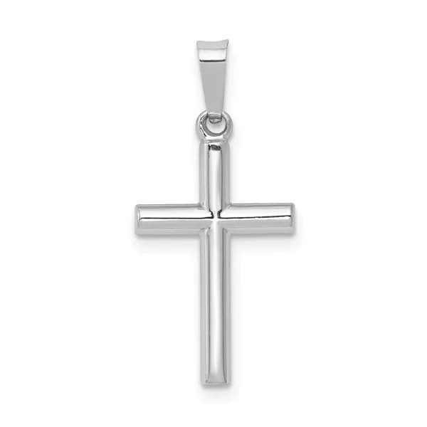 14kt WG Cross