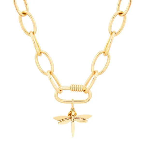 14kt YG Dragonfly Charm Image 2 Carroll's Jewelers Doylestown, PA