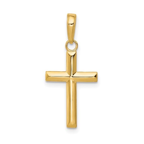 14kt Hollow Gold Cross Carroll's Jewelers Doylestown, PA