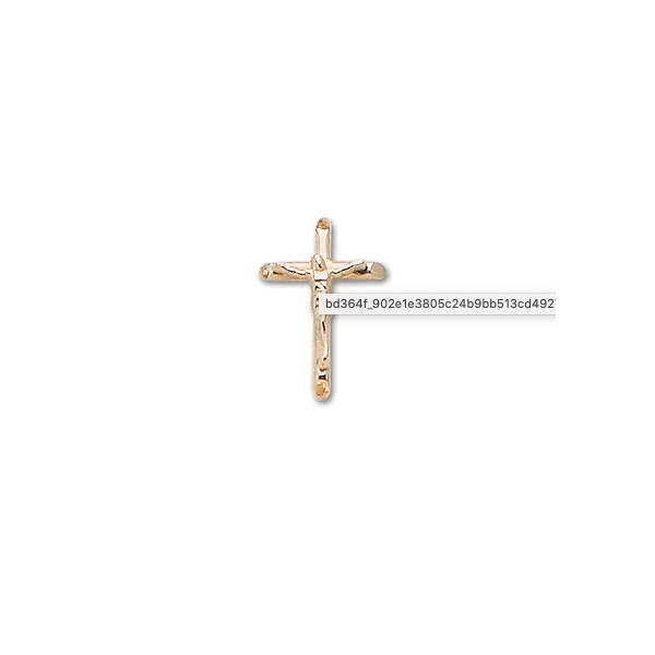 14kt YG Solid Crucifix Carroll's Jewelers Doylestown, PA