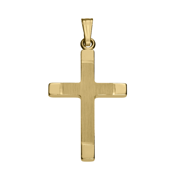 14kt yellow gold cross Carroll's Jewelers Doylestown, PA