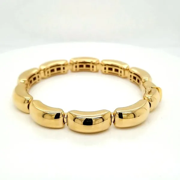 14kt YG Domed Bracelet Carroll's Jewelers Doylestown, PA