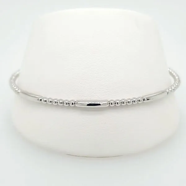 14kt WG Flexible Cuff Bracelet Carroll's Jewelers Doylestown, PA