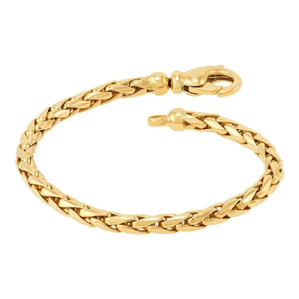 14kt YG Weave Link Bracelet