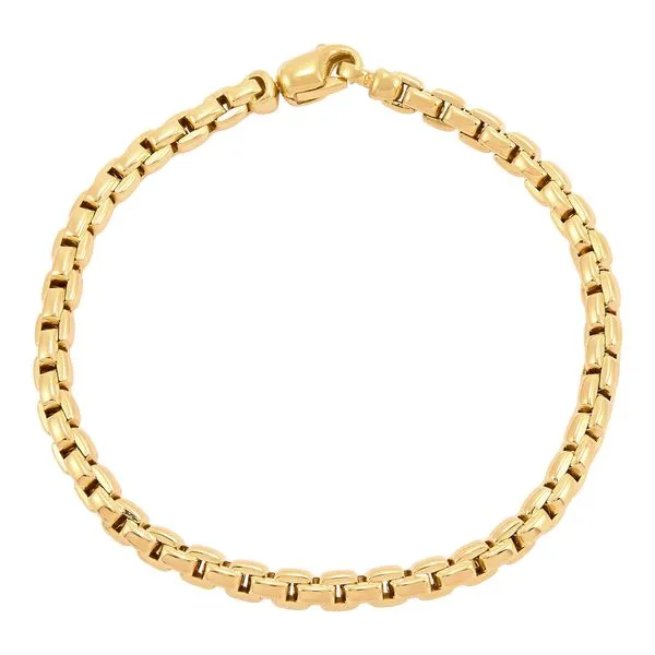 14tkYG semi solid bracelet Carroll's Jewelers Doylestown, PA