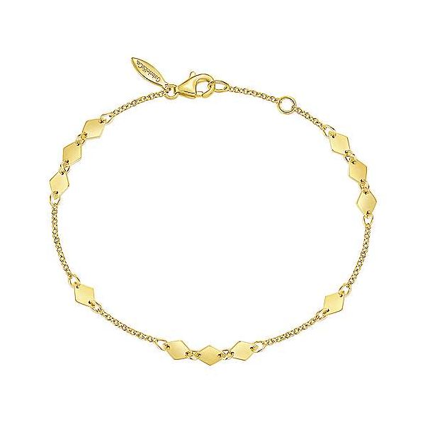 14kt yg Station Bracelet Carroll's Jewelers Doylestown, PA
