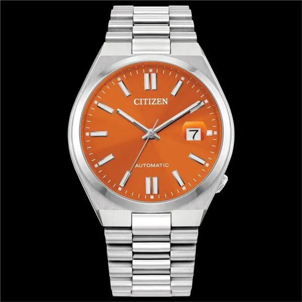 Citizen Tsuyosa Automatic Watch with Orange Dial