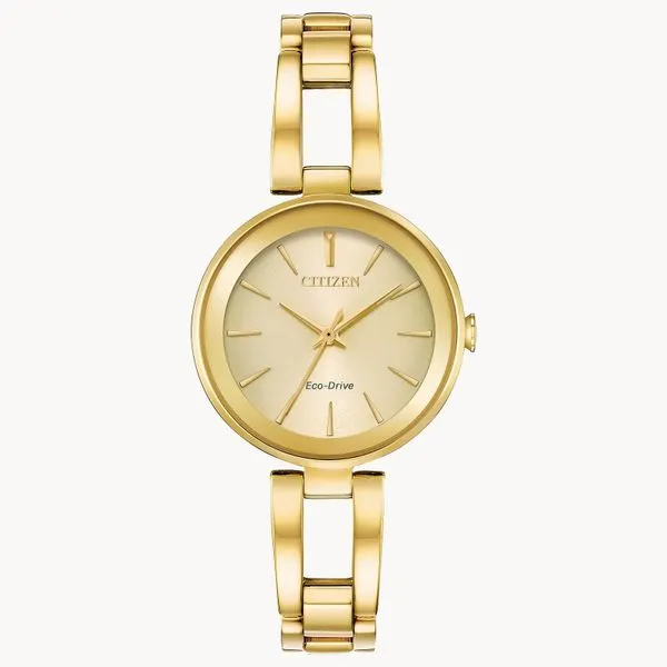 Citizen Axiom Yellow Stainless Steel Dress Watch