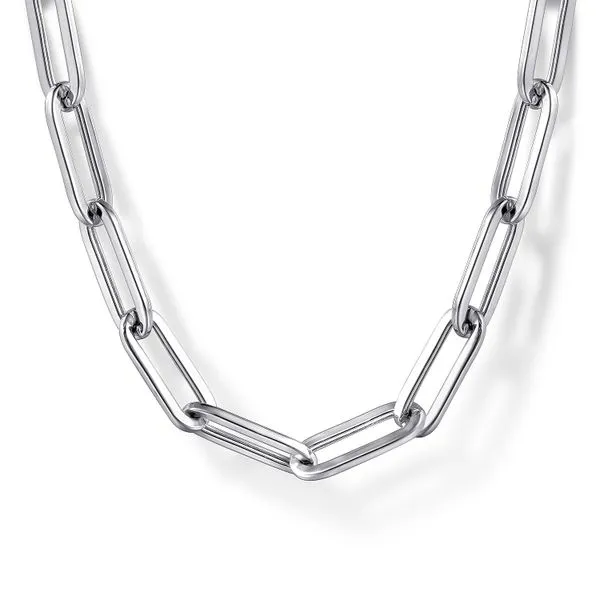 Gabriel silver paperclip chain