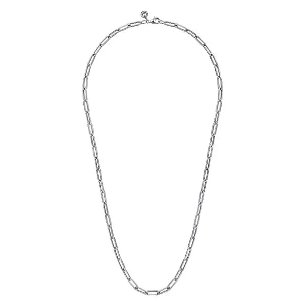 Gabriel silver paperclip chain
