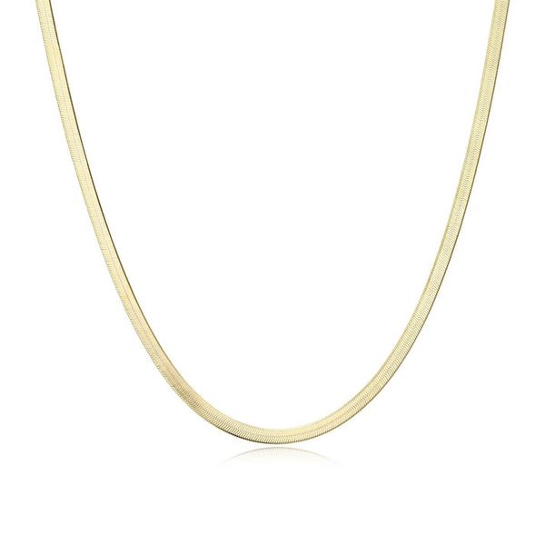 Gold Plated Flat Snake Chain Carroll's Jewelers Doylestown, PA