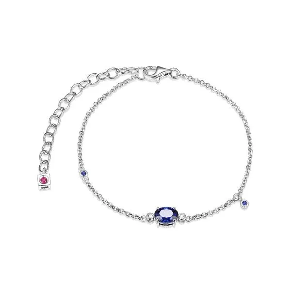 Lab created hotsell sapphire bracelet