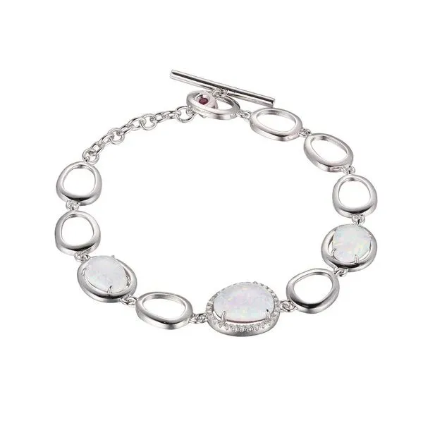 Lab created store opal bracelet