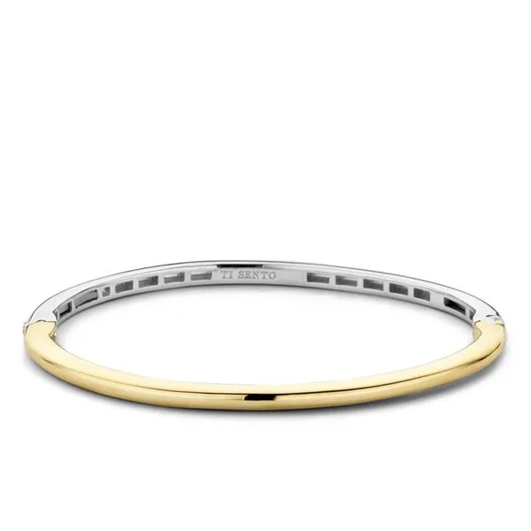 Two-tone Bangle Bracelet Carroll's Jewelers Doylestown, PA