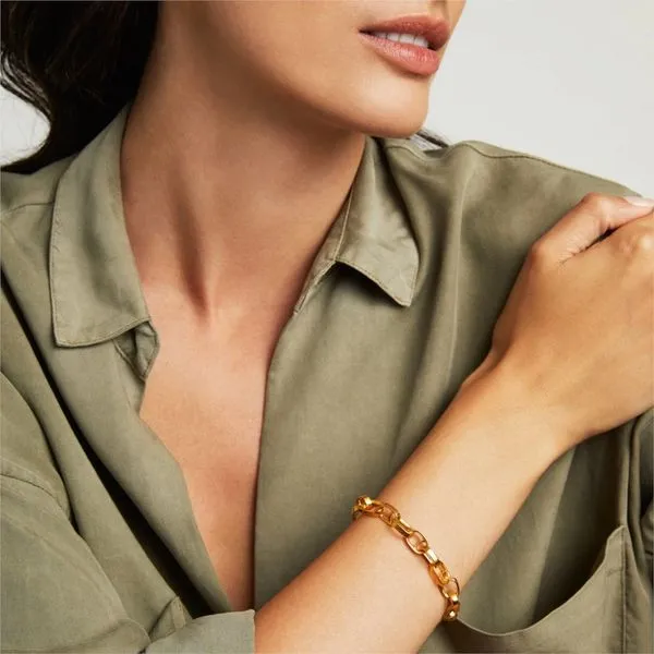 22kt YP chain Link Bracelet Image 2 Carroll's Jewelers Doylestown, PA