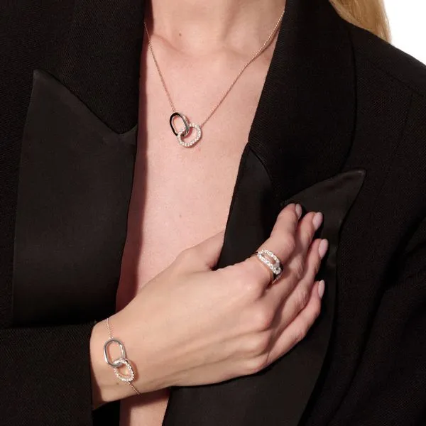 SS Double LInk Bracelet Image 2 Carroll's Jewelers Doylestown, PA