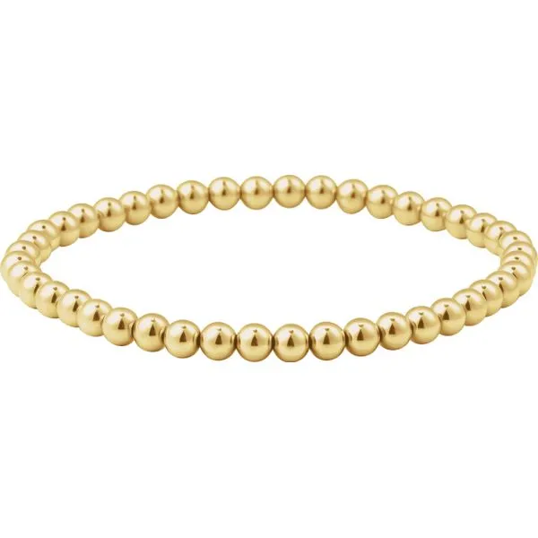 Gold Filled 5mm Bead Bracelet
