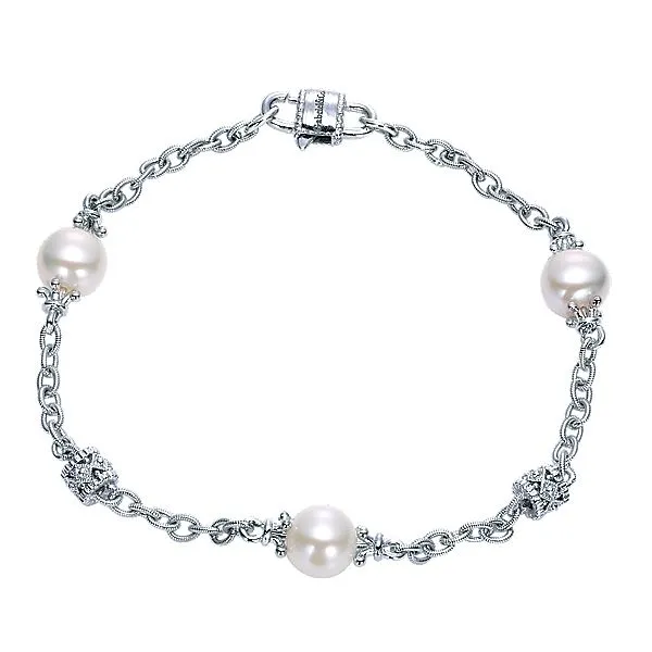 Gabriel SS Pearl Bracelet