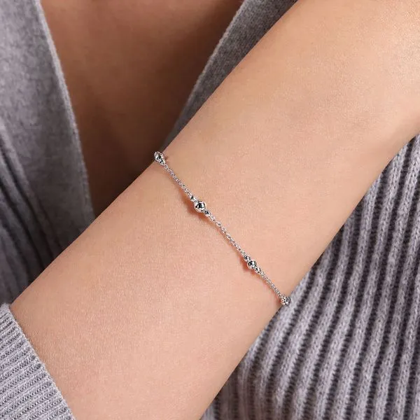 Gabriel Green Amethyst station bracelet