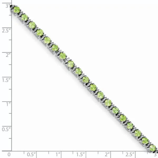 SS Peridot Bracelet