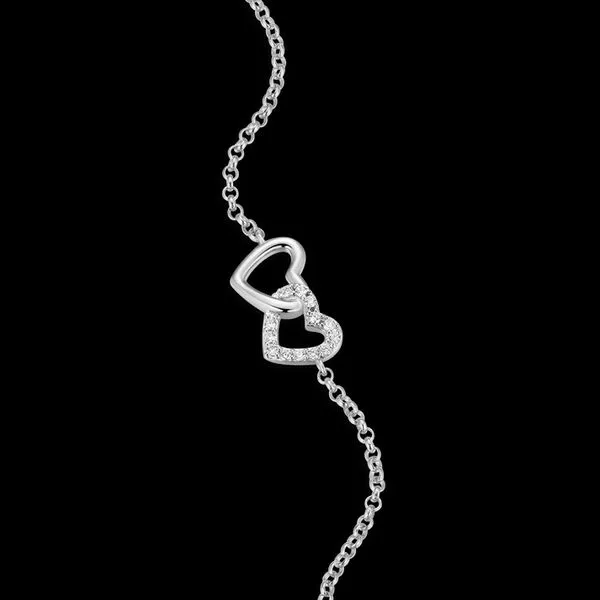 SS Diamond Heart Bracelet Carroll's Jewelers Doylestown, PA