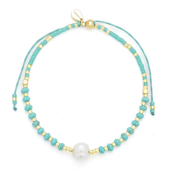 Turquoise Bead and FWP Bracelet Carroll's Jewelers Doylestown, PA