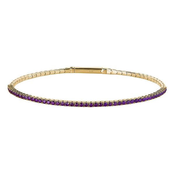 GP February Birthstone Bangle Bracelet Carroll's Jewelers Doylestown, PA