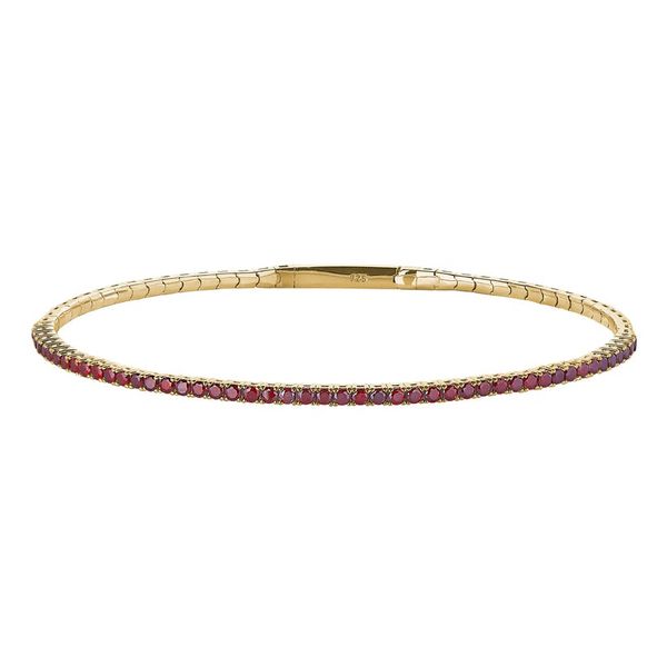 Silver January Birthstone Bangle Bracelet Carroll's Jewelers Doylestown, PA