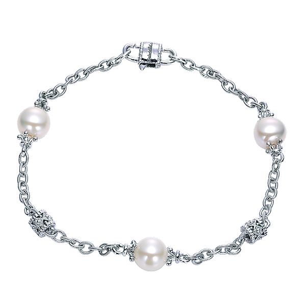 Gabriel SS Pearl Bracelet Carroll's Jewelers Doylestown, PA