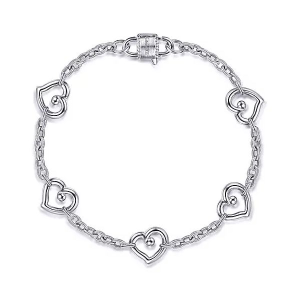 SS Heart Bracelet Carroll's Jewelers Doylestown, PA