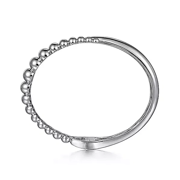 Gabriel Silver Bujukan Bypass Bangle Image 2 Carroll's Jewelers Doylestown, PA