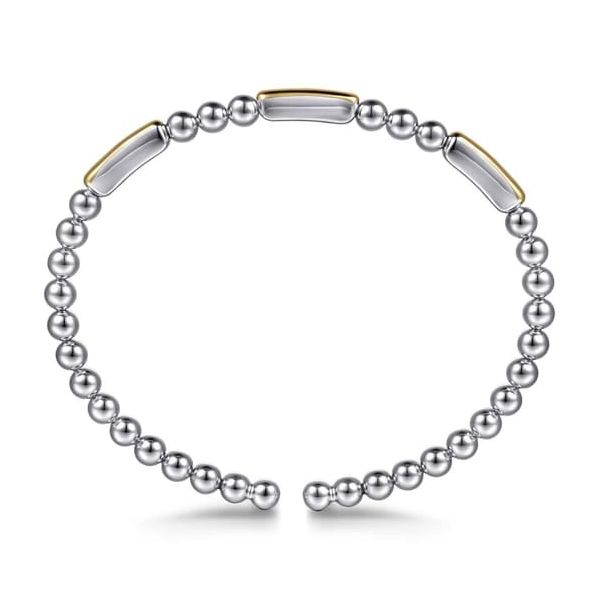 2 Tone Silver and Gold Bangle Bracelet Carroll's Jewelers Doylestown, PA