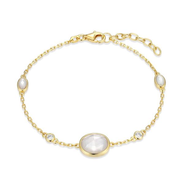 Mother of Pearl station bracelet Carroll's Jewelers Doylestown, PA