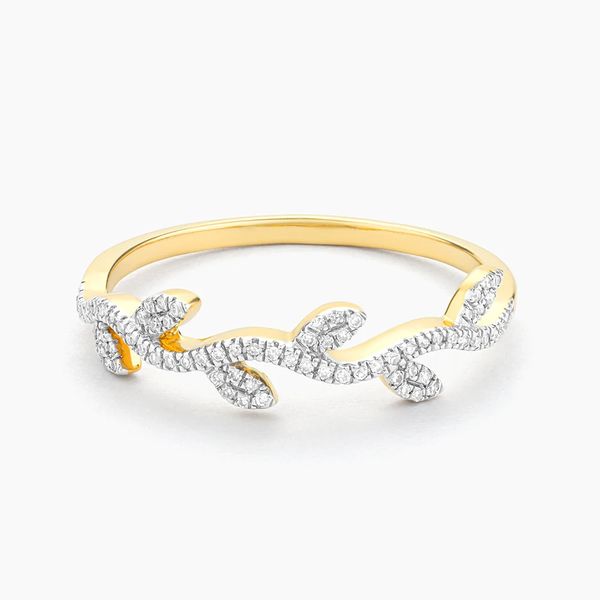 SS/GP Stackable diamond ring Carroll's Jewelers Doylestown, PA